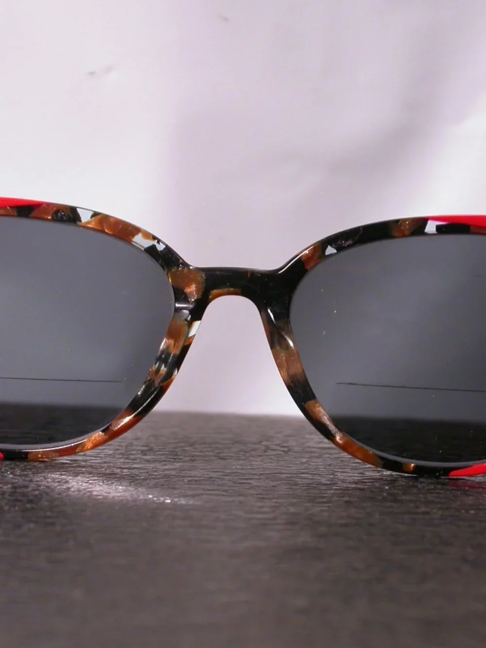 Etnia Barcelona Bari Red and Clear Gold Fashion Eyeglasses Frames Spain